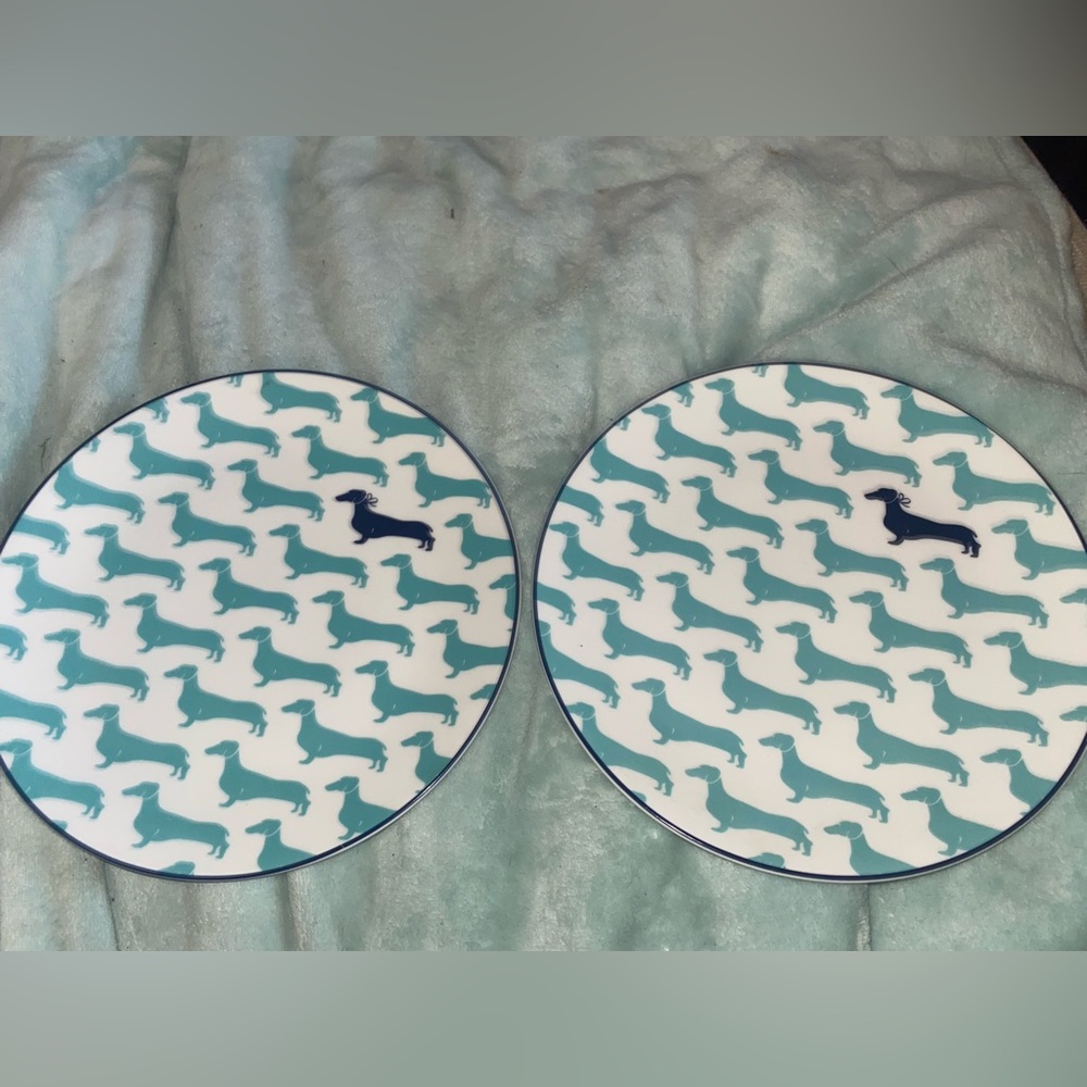Kate spade ♠️ dachshund salad plates